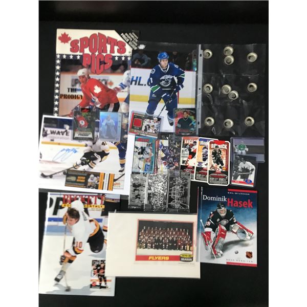 LOT OF HOCKEY MOMERIBILIA