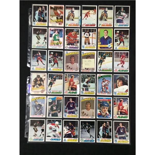 36 VINTAGE NHL ROOKIE CARDS