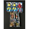 Image 1 : LOT OF 5 MARVEL AND DC ACTION FIGURES IN ORIGINAL BOXES