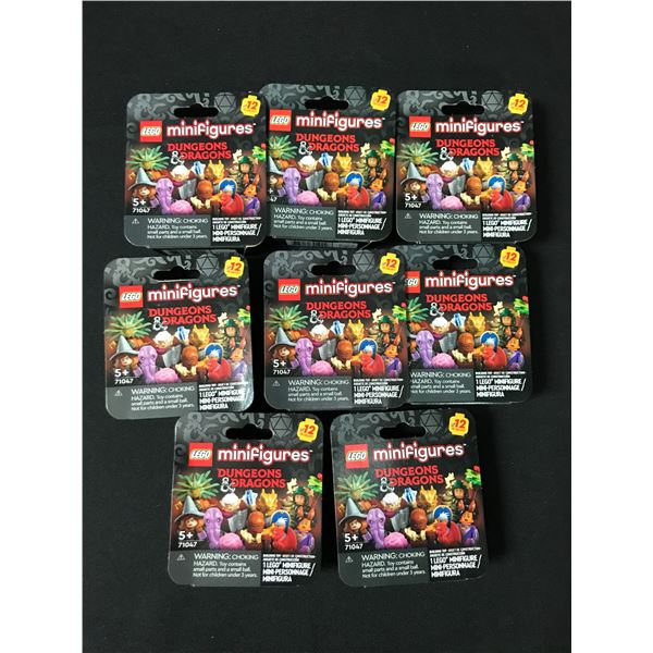 LOT OF 8 LEGO DUNGEONS AND DRAGONS MINIFIGURES IN ORIGINAL PACKS - RETIRED