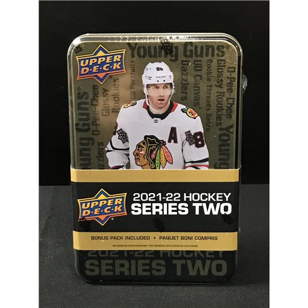 2021-22 UPPER DECK HOCKEY SERIES TWO SEALED TIN