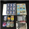 Image 1 : LOT OF POKEMON TCG TRADING CARDS INCLUDING 2 BINDERS AND 6 TINS