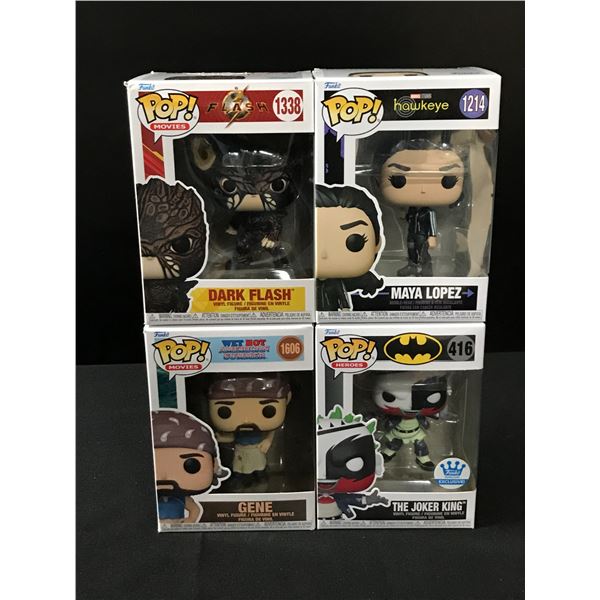 LOT OF 4 FUNKO POPS IN ORIGINAL PACKAGING