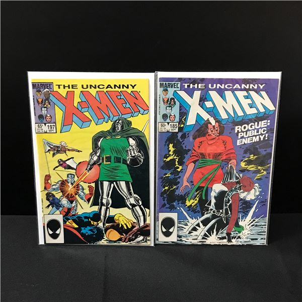 LOT OF 2 THE UNCANNY X-MEN COMICS - MARVEL COMICS