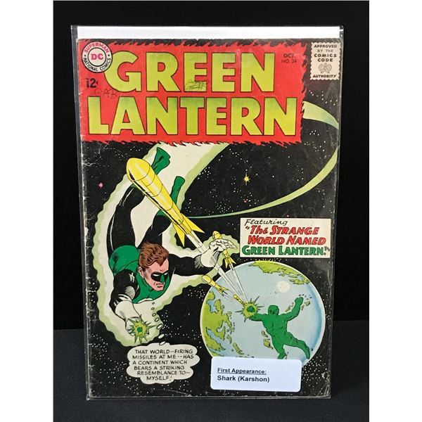 GREEN LANTERN #24 1ST APPEARANCR SHARK (KARSHON) - DC COMICS
