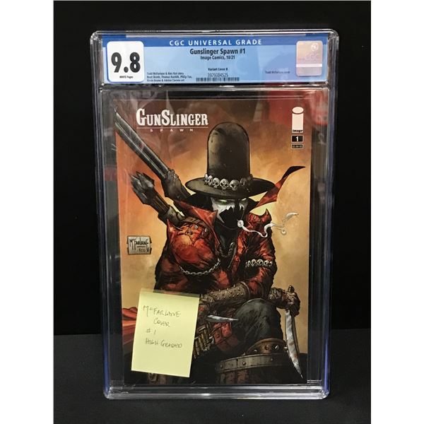 GUNSLINGER SPAWN #1 BY IMAGE COMICS - CGC GRADE 9.8