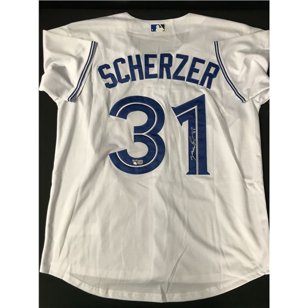 MAX SCHERZER SIGNED TORONTO BLUE JAYS JERSEY - ACE COA