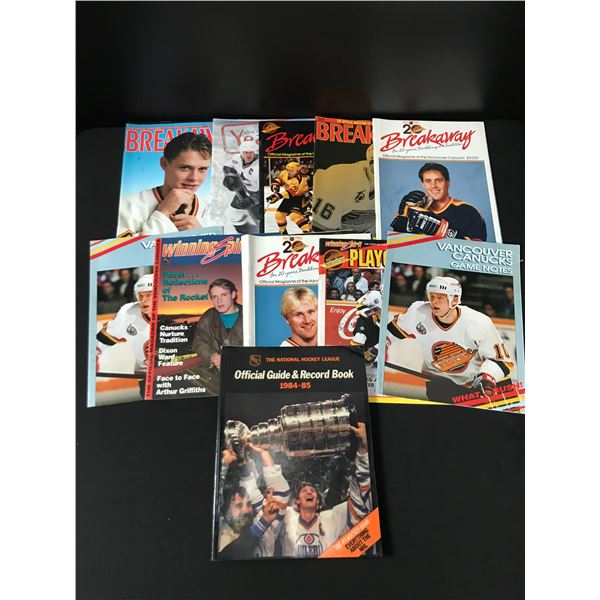 LOT OF VINTAGE NHL BOOKS
