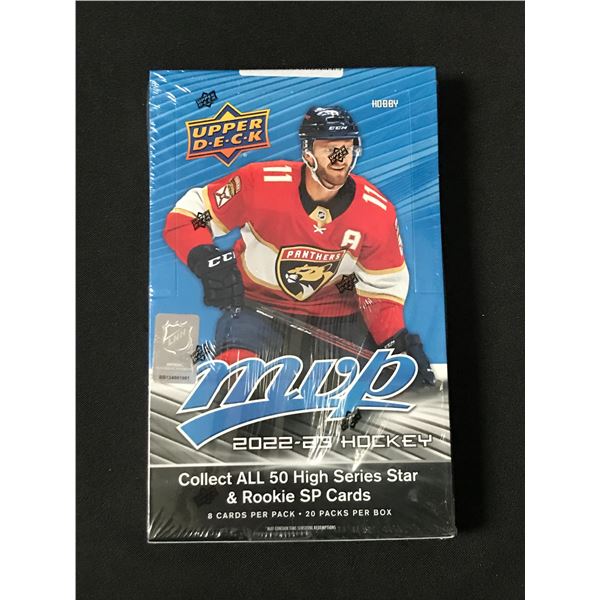 SEALED BOX OF 2022-23 UPPER DECK MVP HOCKEY