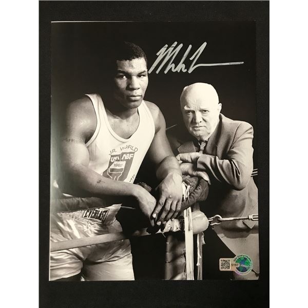 MIKE TYSON SIGNED 8X10 - WWOC COA
