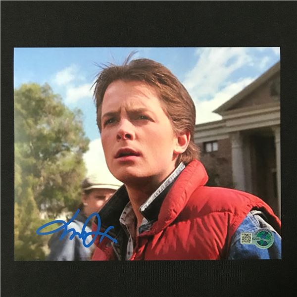 MICHAEL J FOX SIGNED 8X10 - WWOC COA
