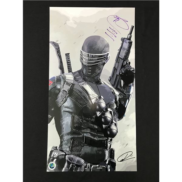 RAY PARK SIGNED WITH SNAKE EYES INSIGNIA MINI POSTER - WWOC COA