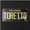 Image 1 : VIN DIESEL SIGNED TORETTO LICENSE PLATE - KB COA