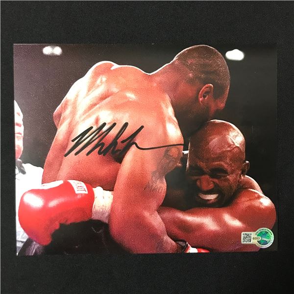 MIKE TYSON SIGNED 8X10 - WWOC COA