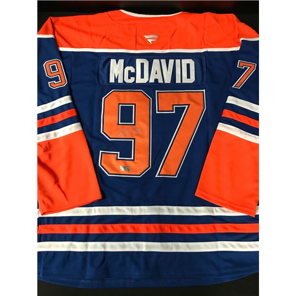 CONNOR MCDAVID SIGNED EDMONTON OILERS JERSEY - ACE COA