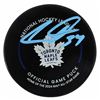 Image 1 : AUSTON MATTHEWS SIGNED TORONTO MAPLE LEAFS HOCKEY PUCK (FANATICS COA)