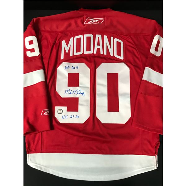 MIKE MODANO SIGNED DETROIT RED WINGS JERSEY - WITH COA