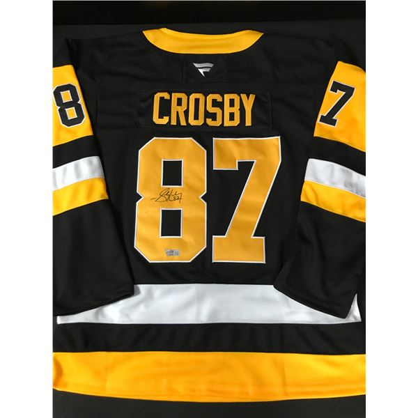 SIDNEY CROSBY SIGNED PITTSBURGH PENGUINS JERSEY - ACE COA