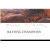 Image 4 : LTD EDITION TONY GWYNN AND WADE BOGGS BATTING CHAMPS PRINT 594/2500