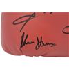 Image 3 : BOXING LEGENDS MULTI SIGNED BOXING GLOVE (HEARNES, SUGAR RAY, DURANT,,)JSA COA