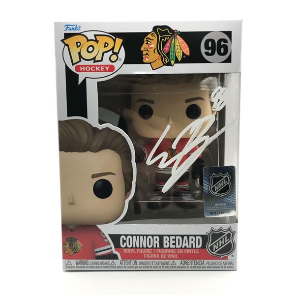 CONNOR BEDARD SIGNED FUNKO POP - ACE COA