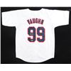 Image 1 : CHARLIE SHEEN SIGNED VAUGHN INDIANS JERSEY - BECKETT COA