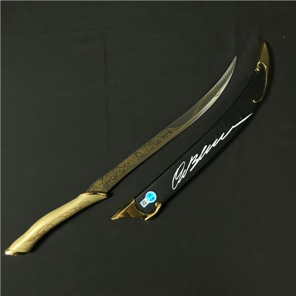 ORLANDO BLOOM SIGNED ELVISH SWORD WWOC COA