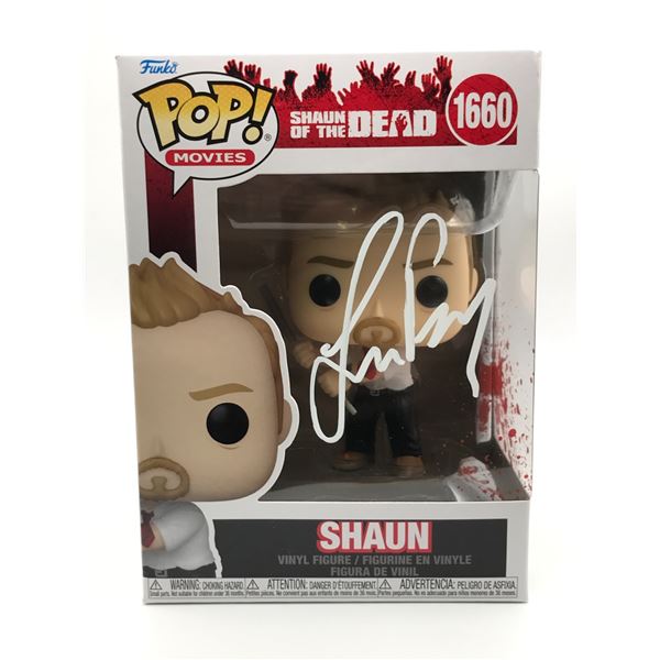 SIMON PEGG SIGNED SHAUN OF THE DEAD FUNKO POP - KB COA