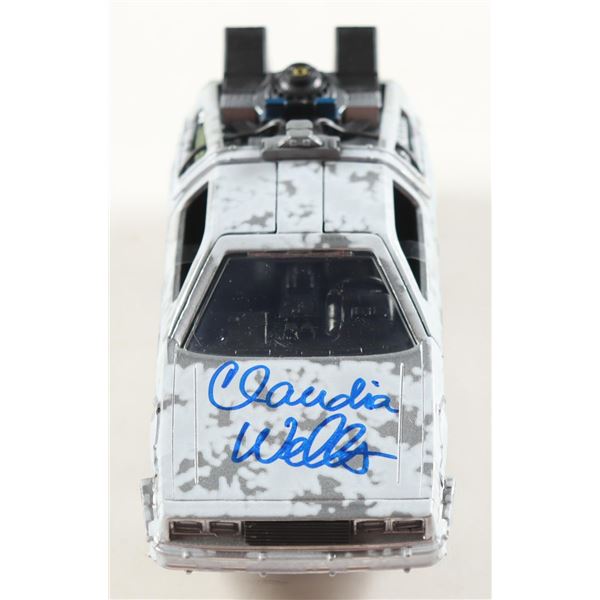 CLAUDIA WELLS SIGNED BACK TO THE FUTURE DELOREAN - BECKETT COA
