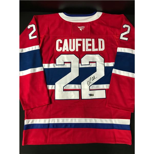 COLE CAULFIED SIGNED MONTREAL CANADIENS JERSEY - ACE COA