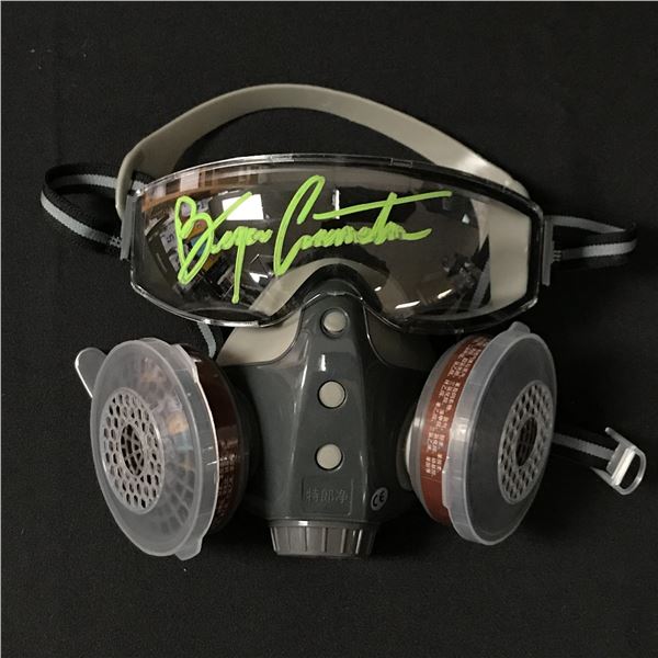 BRYAN CRANSTON SIGNED GAS MASK - KB COA