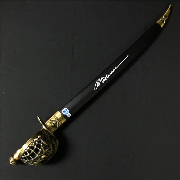ORLANDO BLOOM SIGNED PIRATES OF THE CARIBBEAN SWORD - WWOC COA