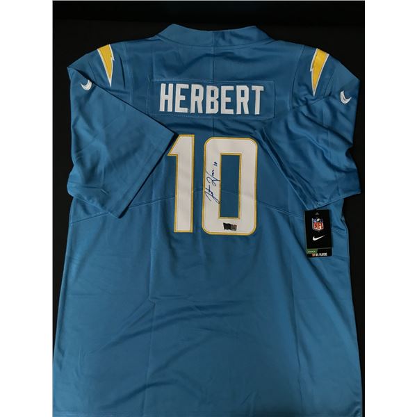 JUSTIN HERBERT SIGNED LOS ANGELES CHARGERS JERSEY - ACE COA
