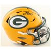 Image 1 : JORDAN LOVE SIGNED GREEN BAY PACKERS MID SIZE HELMET (BECKETT COA)