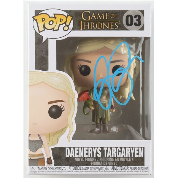 EMILIA CLARKE SIGNED DAENERYS TARGARYEN FUNKO POP - BECKETT COA