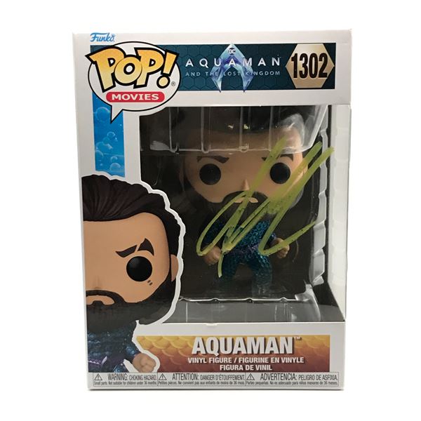 JASON MAMOA SIGNED AQUAMAN FUNKO POP - KB COA