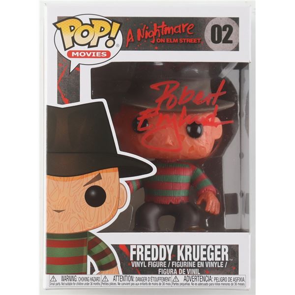 ROBERT ENGLUND SIGNED FREDDY KREUGER FUNKO POP - BECKETT COA