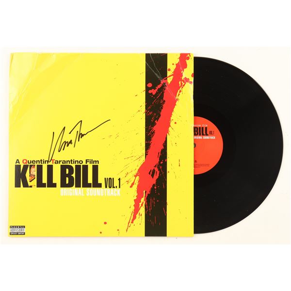 UMA THURMAN SIGNED KILL BILL RECORD SLEEVE PSA COA