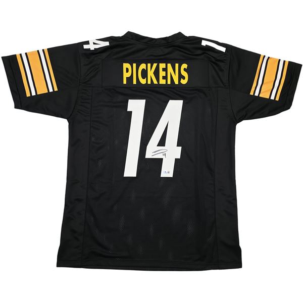 GEORGE PICKENS SIGNED FOOTBALL JERSEY - BECKETT COA
