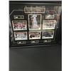 Image 1 : NHL STANLEY CUP COLLECTION GAMES USED NET DISPLAY 34 X 30 FRAMEWORTH COA