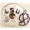 Image 1 : JOE BURROW SIGNED LSU MINI HELMET (BECKETT COA)
