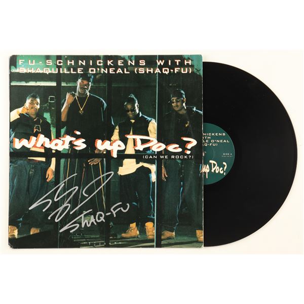 SHAQUILLE O'NEAL SIGNED RECORD SLEEVE - JSA COA