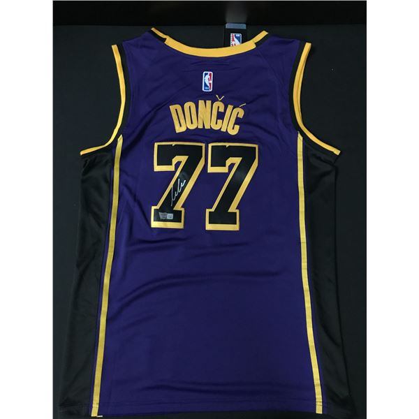 LUKA DONCIC SIGNED LOS ANGELES LAKERS JERSEY - ACE COA