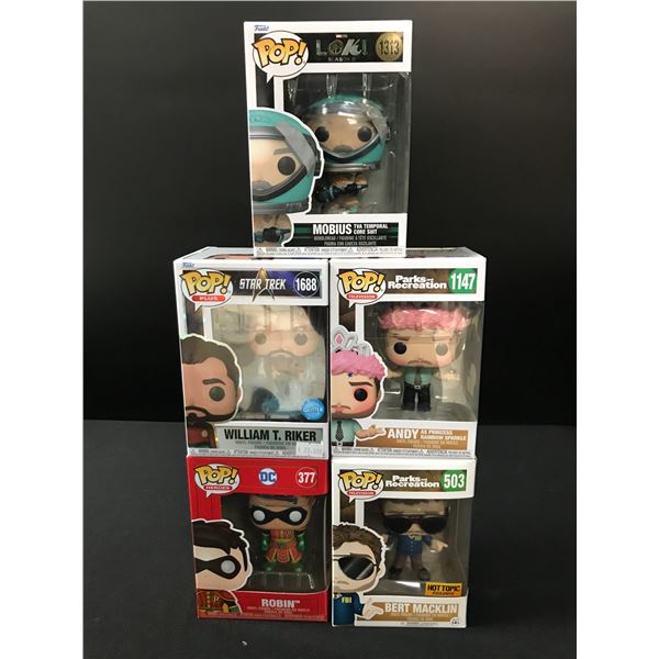LOT OF 5 NEW FUNKO POPS
