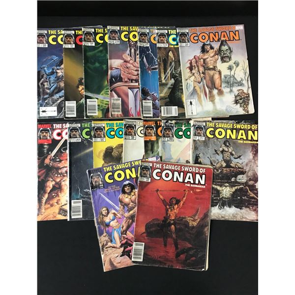 VINTAGE SAVAGE SWORD OF CONAN LOT