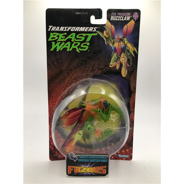 MINT ON CARD KENNER 1995 TRANSFORMERS BEASTWARS BUZZCLAW