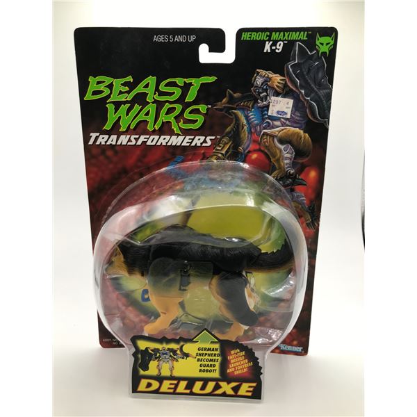MINT ON CARD KENNER 1996 TRANSFORMERS BEASTWARS K-9