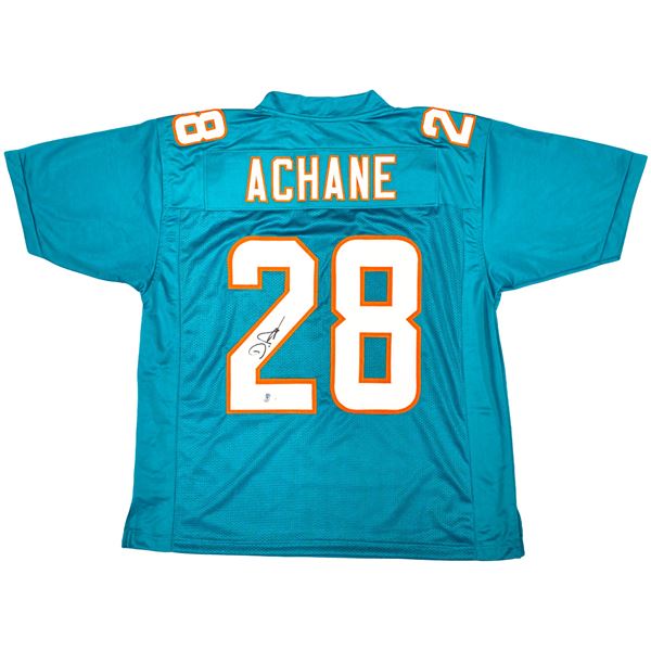 DEVON ACHANE SIGNED JERSEY - BECKETT COA