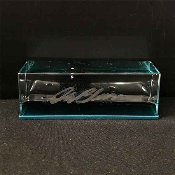 ORLANDO BLOOM SIGNED PIRATES OF THE CARIBBEAN DISPLAY WWOC COA