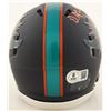 Image 2 : DAVONE ACHANE SIGNED MIAMI DOLPHINS MINI HELMET (BECKETT COA)